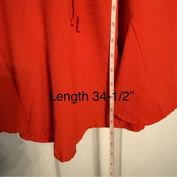 Puff sleeved, boutique, smocked romper in 2X. - Picture 5 of 6